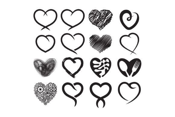 Big Heart Vector Collection - Valentines