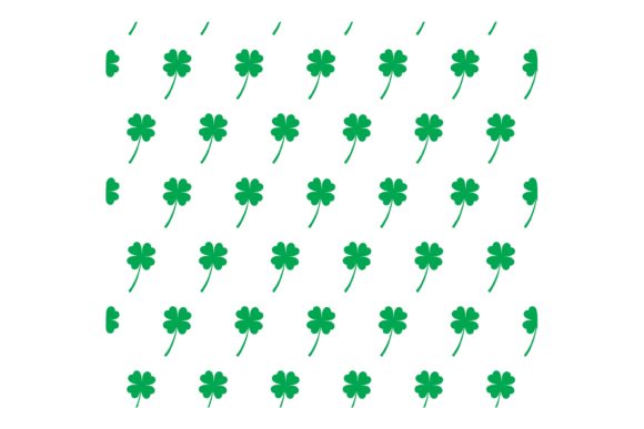 Four Leaf Clover Seamless Pattern: A Versatile Design for Creative Projects