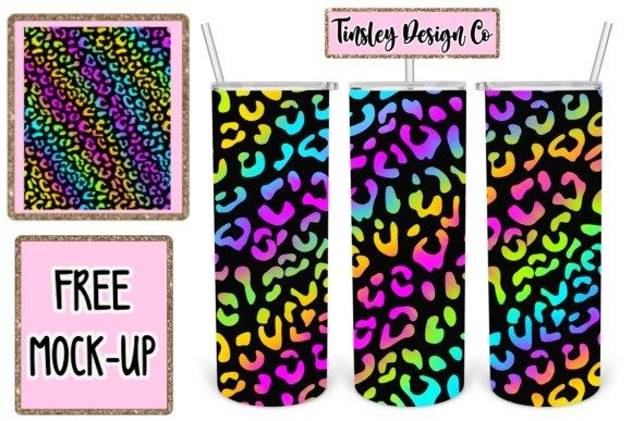 Mama Leopard Tumbler Wrap Sublimation