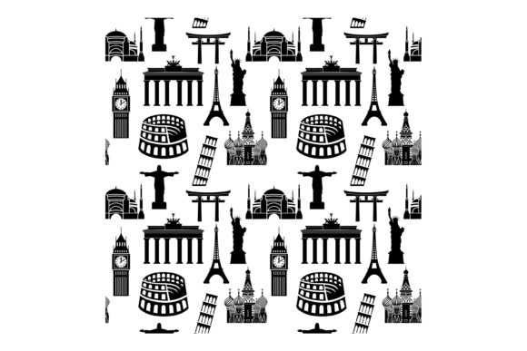 World Famous Buildings Icons: A Versatile Design Resource for Creative Projects